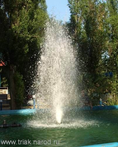 [форсунка пенная гора, зависимая от уровня воды]